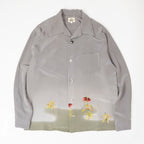 Kimono Aloha Shirt, Oshima Tsumugi, Size Unknown, CA116 (No Image)