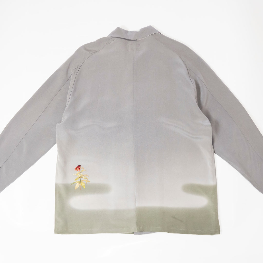 Kimono Aloha Shirt, Oshima Tsumugi, Size Unknown, CA116 (No Image)