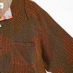 Kimono Aloha Shirt, Oshima Tsumugi, Size Unknown, CA116 (No Image)