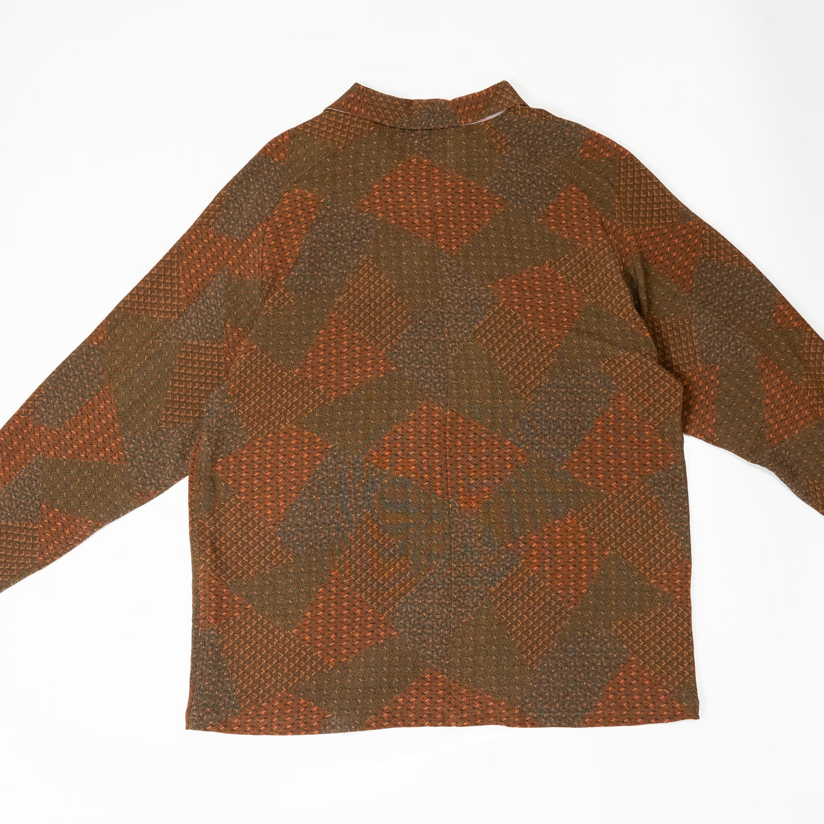 Kimono Aloha Shirt, Oshima Tsumugi, Size Unknown, CA116 (No Image)