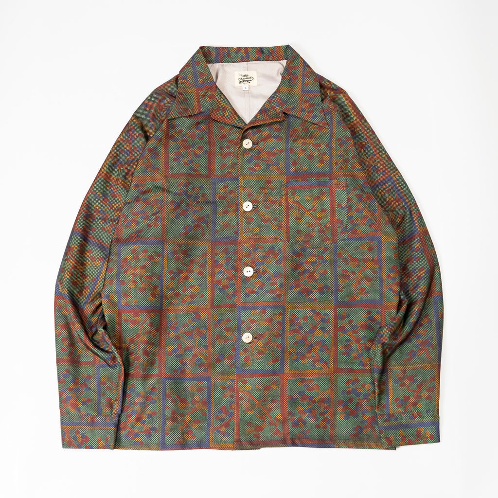 Kimono Aloha Shirt, Oshima Tsumugi, Size Unknown, CA116 (No Image)