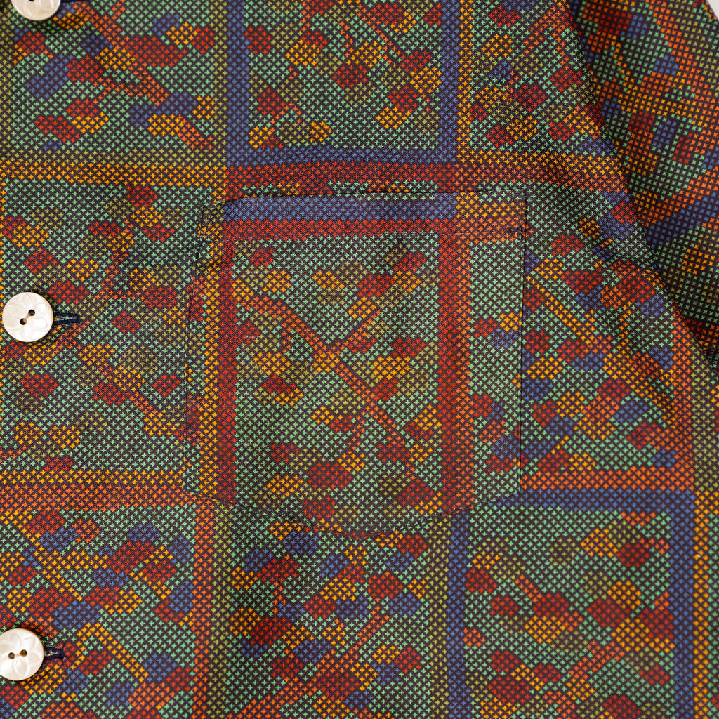 Kimono Aloha Shirt, Oshima Tsumugi, Size Unknown, CA116 (No Image)