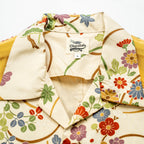 Flowers and Vines Short-Sleeved Aloha Shirt L CA147
