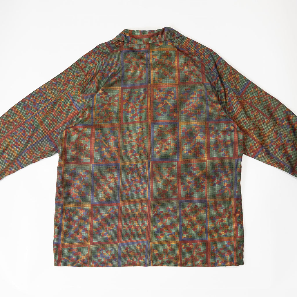 Kimono Aloha Shirt, Oshima Tsumugi, Size Unknown, CA116 (No Image)