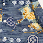 Kimono Aloha Shirt, Oshima Tsumugi, Size Unknown, CA116 (No Image)
