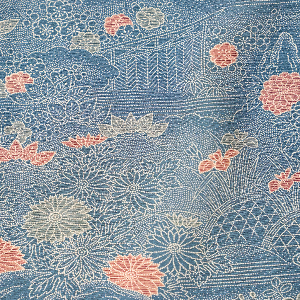 Kimono Aloha Shirt, Oshima Tsumugi, Size Unknown, CA116 (No Image)