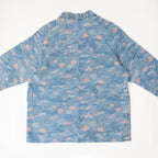 Kimono Aloha Shirt, Oshima Tsumugi, Size Unknown, CA116 (No Image)