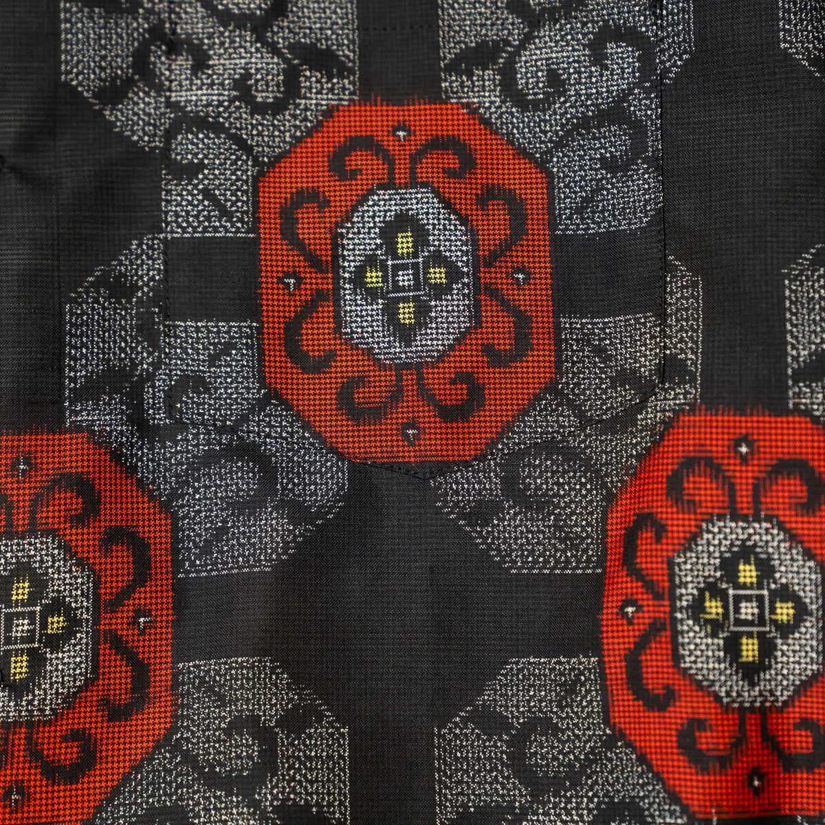 Kimono Aloha Shirt, Oshima Tsumugi, Size Unknown, CA116 (No Image)