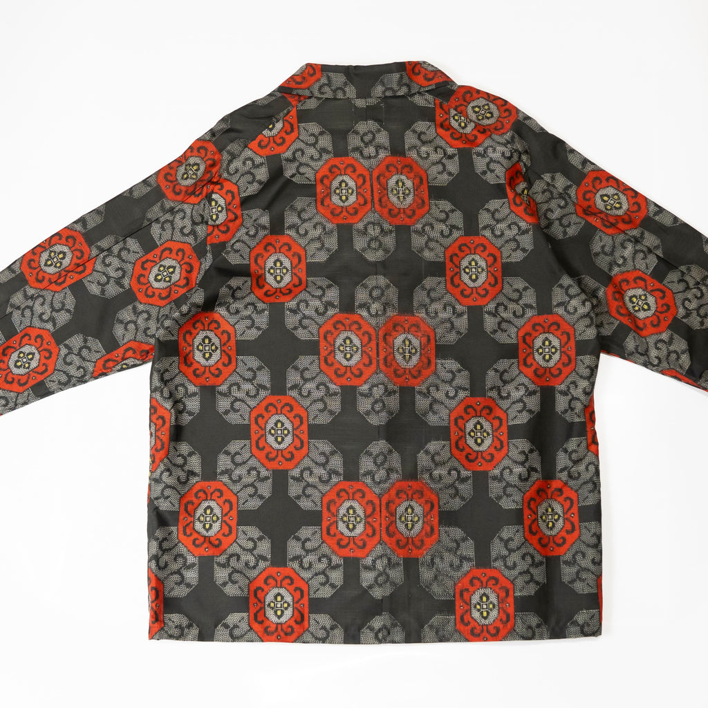 Kimono Aloha Shirt, Oshima Tsumugi, Size Unknown, CA116 (No Image)