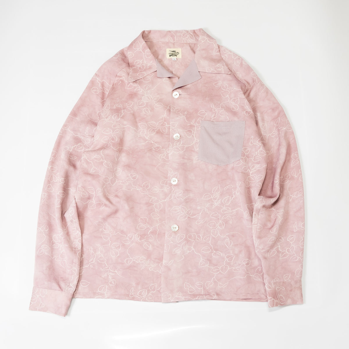 Kimono Aloha Shirt, Oshima Tsumugi, Size Unknown, CA116 (No Image)