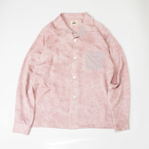 Kimono Aloha Shirt, Oshima Tsumugi, Size Unknown, CA116 (No Image)
