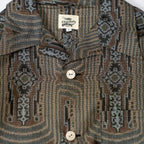 Kimono Aloha Shirt, Oshima Tsumugi, Size Unknown, CA116 (No Image)