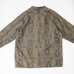 Kimono Aloha Shirt, Oshima Tsumugi, Size Unknown, CA116 (No Image)