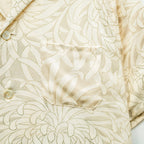 Bold Chrysanthemums Short-Sleeved Aloha Shirt L CA141