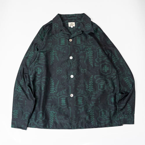 Kimono Aloha Shirt, Oshima Tsumugi, Size Unknown, CA116 (No Image)