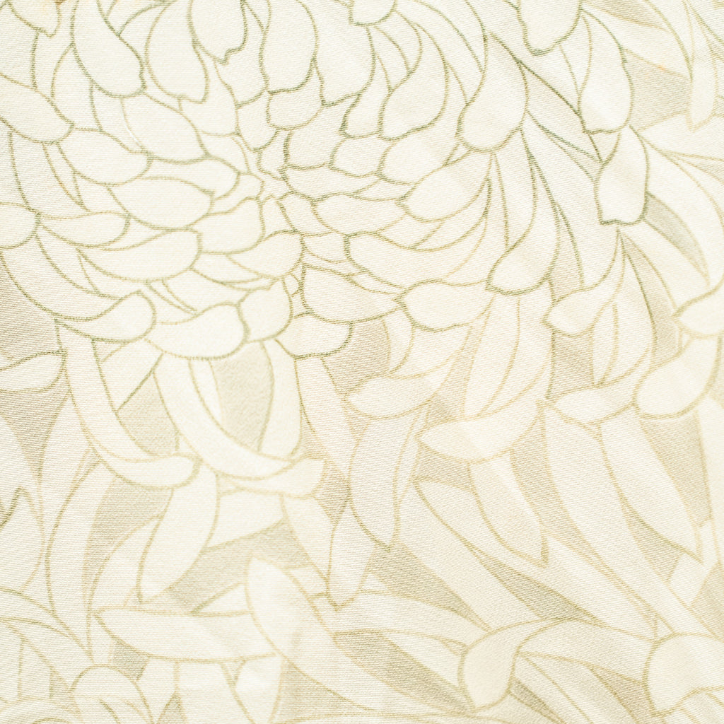 Bold Chrysanthemums Short-Sleeved Aloha Shirt L CA141