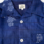 Kimono Aloha Shirt, Oshima Tsumugi, Size Unknown, CA116 (No Image)