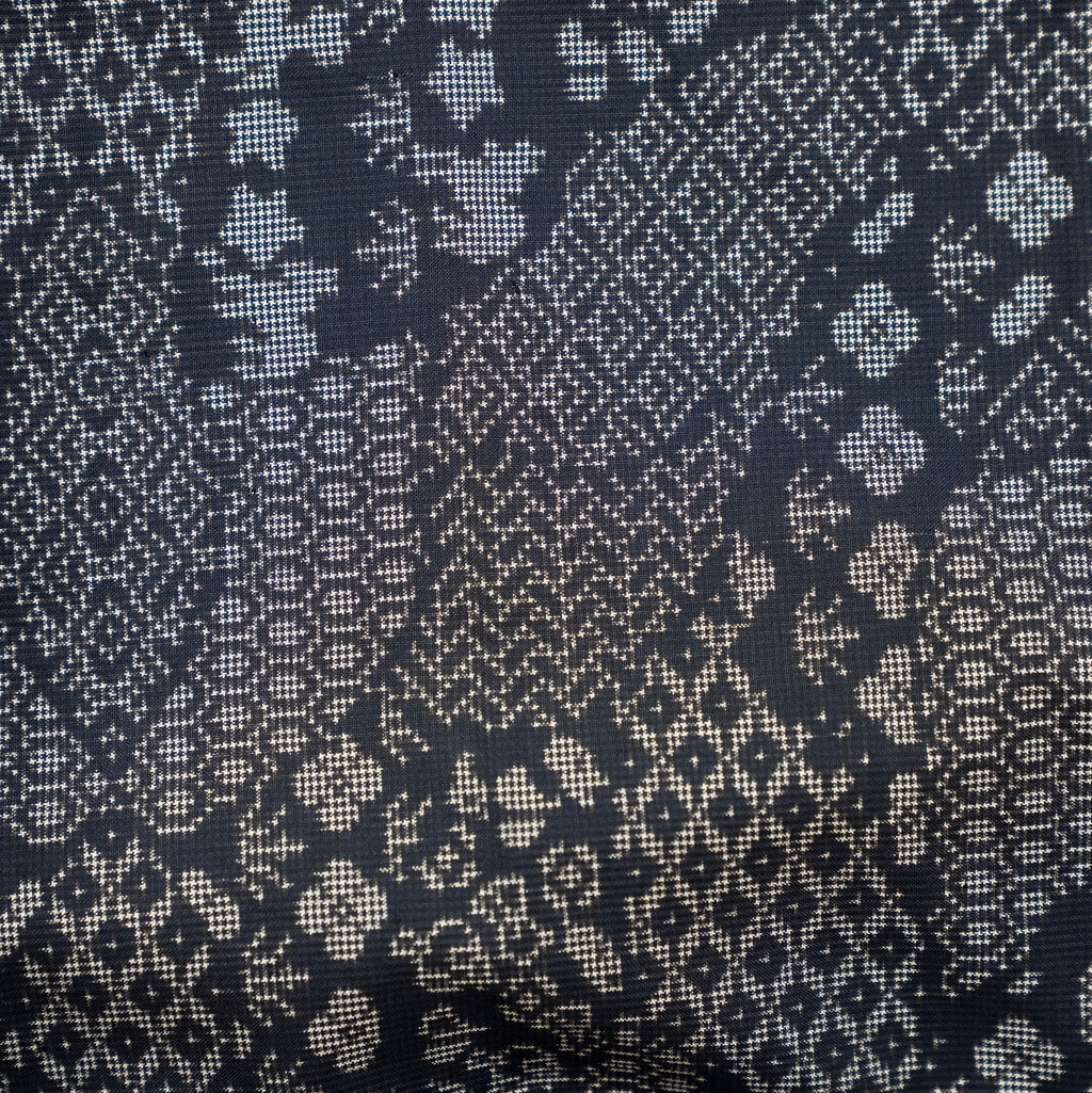 Kimono Aloha Shirt, Oshima Tsumugi, Size Unknown, CA116 (No Image)