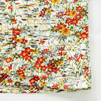 Red Flowers Short Sleeve Aloha Shirt M CA33
