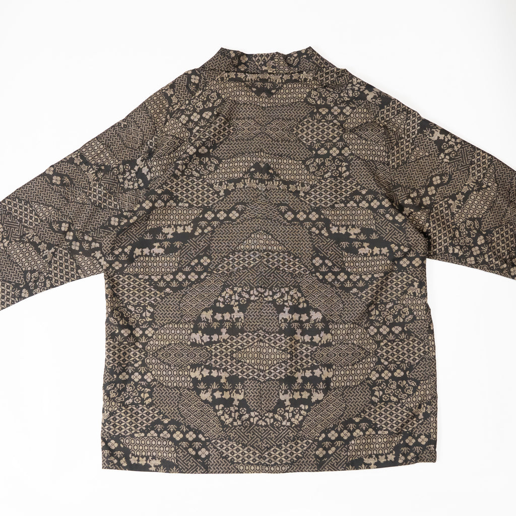 Kimono Aloha Shirt, Oshima Tsumugi, Size Unknown, CA116 (No Image)
