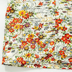 Red Flowers Short Sleeve Aloha Shirt M CA33