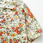 Red Flowers Short Sleeve Aloha Shirt M CA33