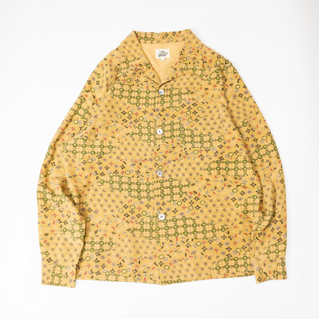Kimono Aloha Shirt, Oshima Tsumugi, Size Unknown, CA116 (No Image)