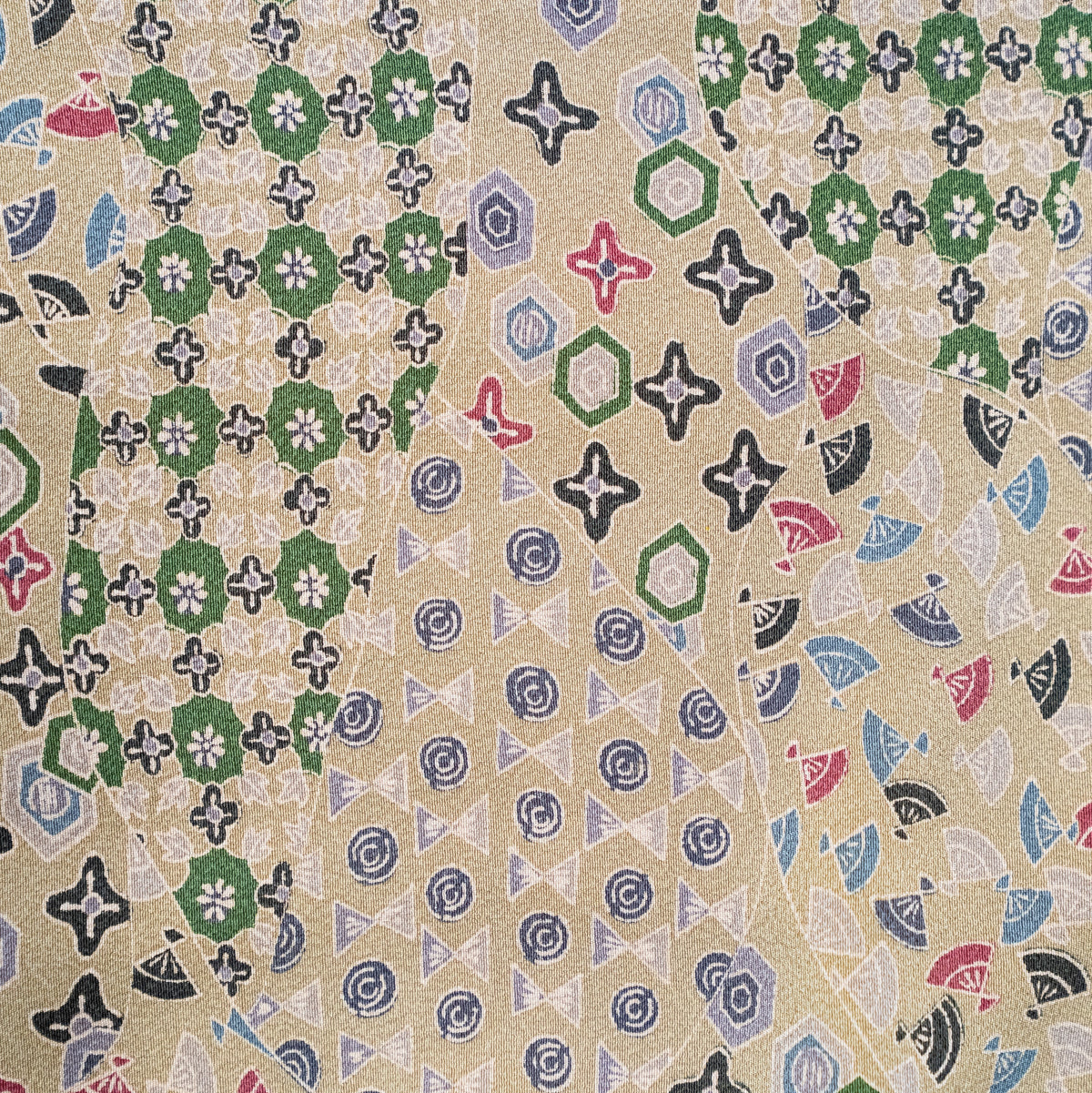 Kimono Aloha Shirt, Oshima Tsumugi, Size Unknown, CA116 (No Image)