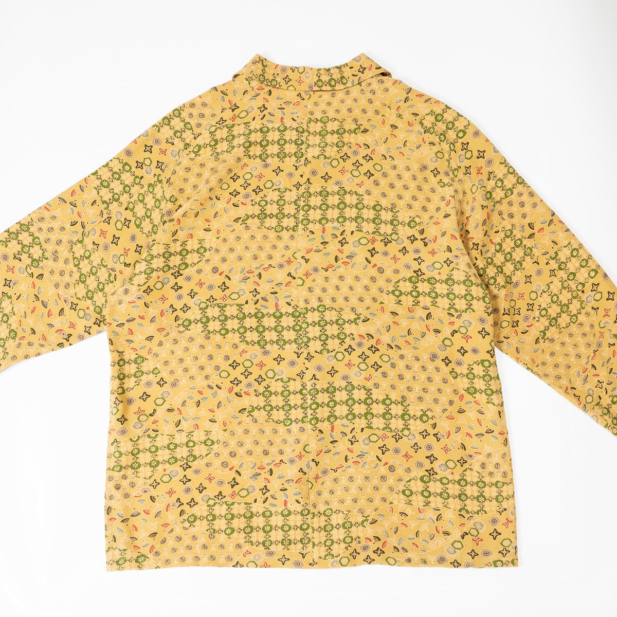 Kimono Aloha Shirt, Oshima Tsumugi, Size Unknown, CA116 (No Image)