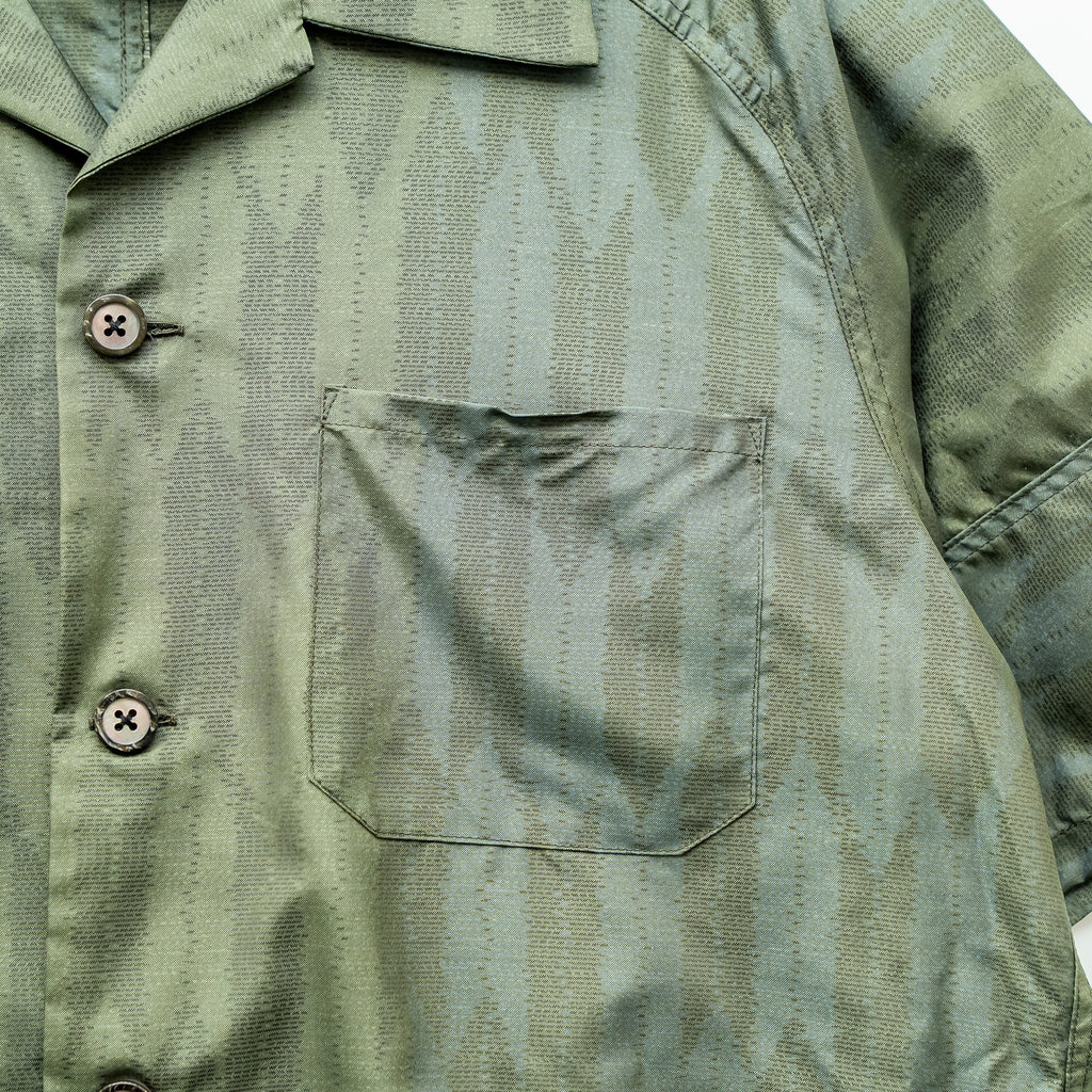 矢絣　半袖アロハシャツ　XL　CA158