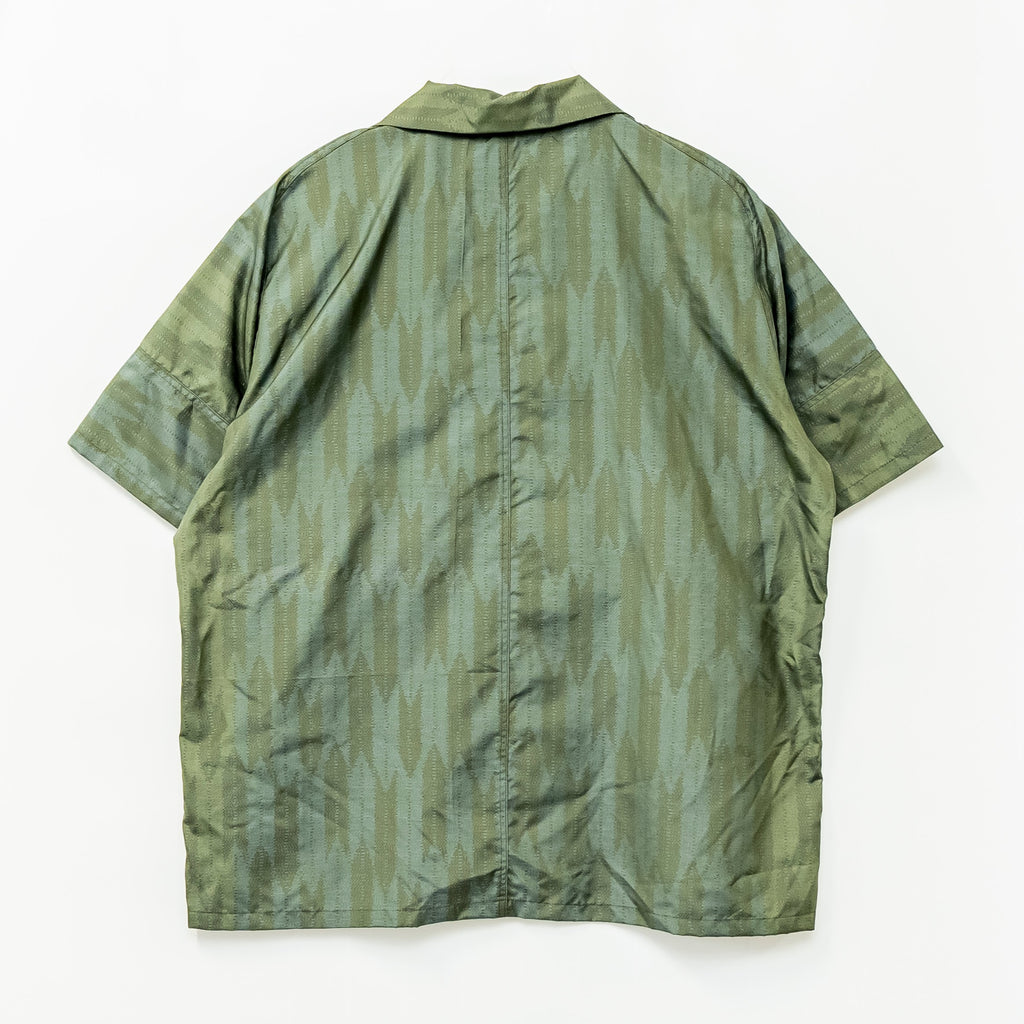 矢絣　半袖アロハシャツ　XL　CA158