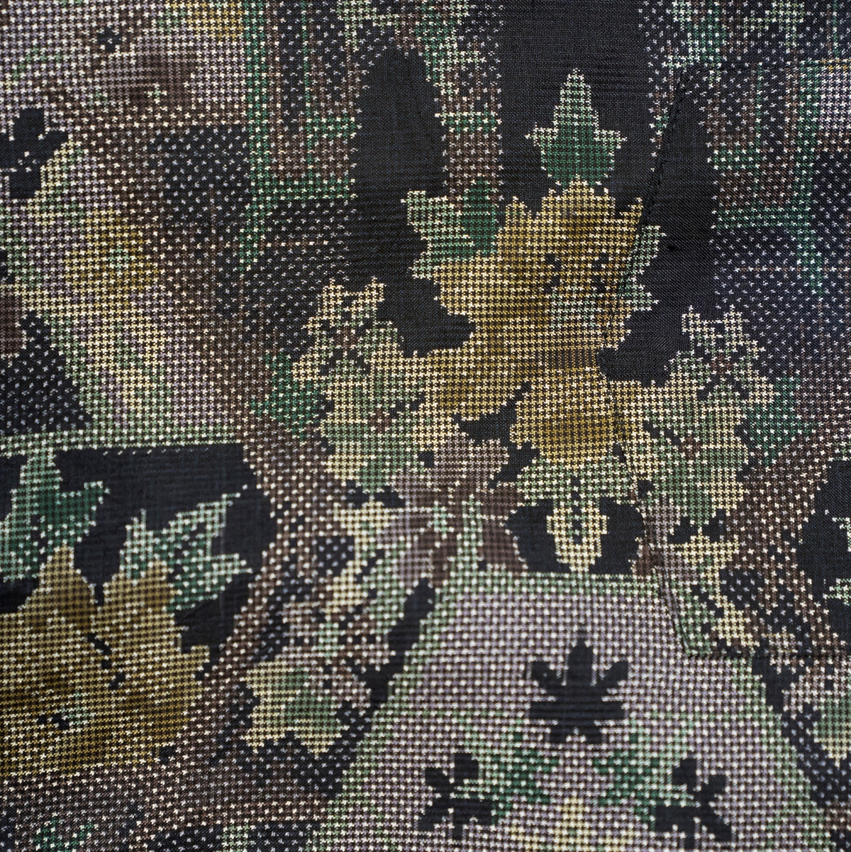 Kimono Aloha Shirt, Oshima Tsumugi, Size Unknown, CA116 (No Image)