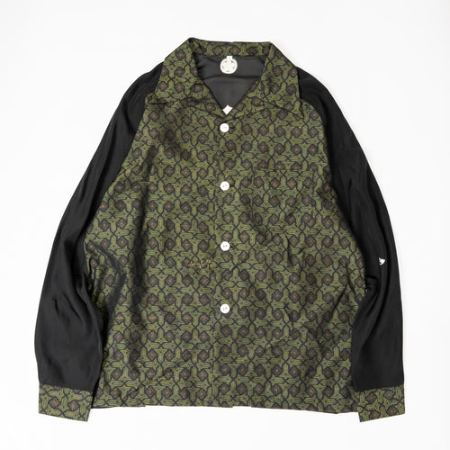 Kimono Aloha Shirt, Oshima Tsumugi, Size Unknown, CA116 (No Image)