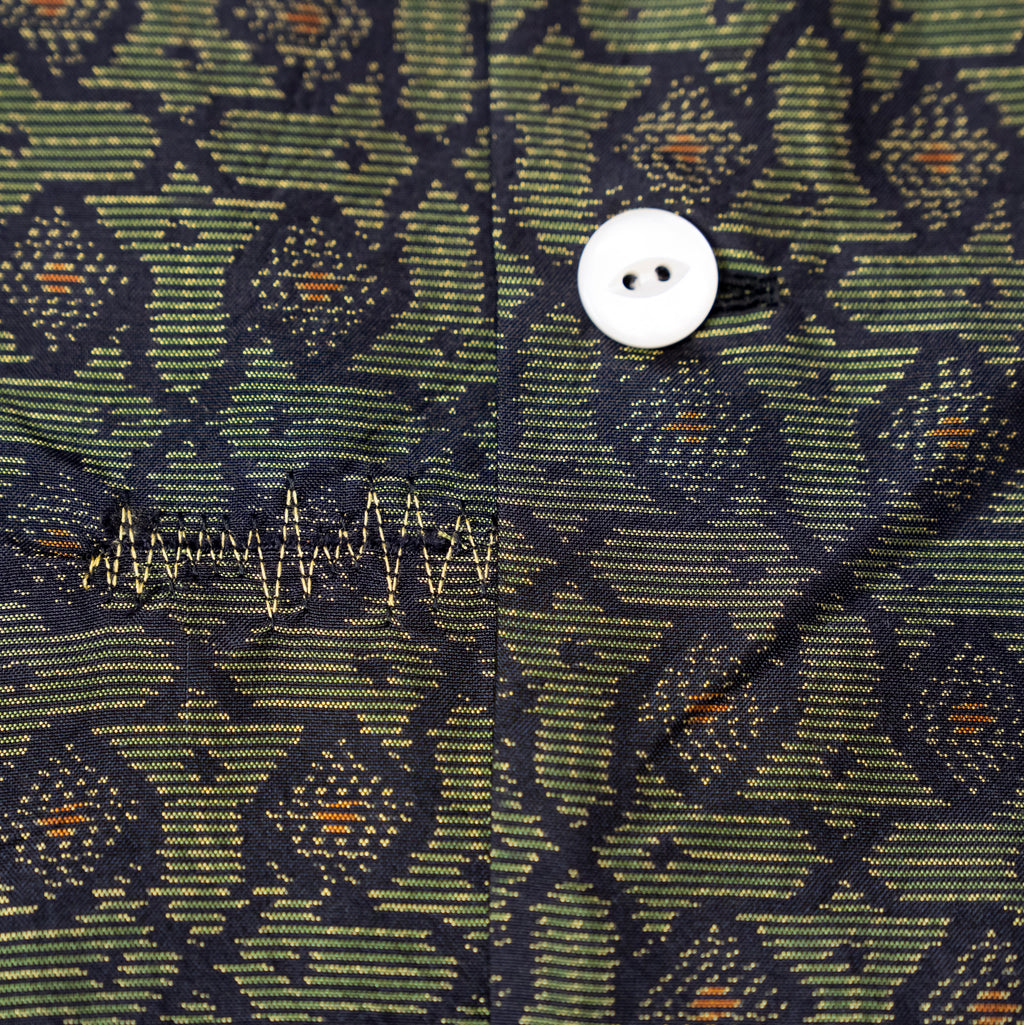 Kimono Aloha Shirt, Oshima Tsumugi, Size Unknown, CA116 (No Image)