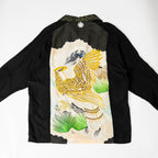 Kimono Aloha Shirt, Oshima Tsumugi, Size Unknown, CA116 (No Image)