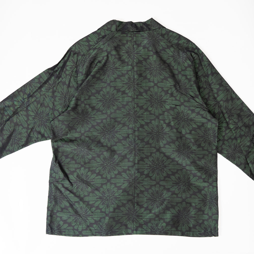 Kimono Aloha Shirt, Oshima Tsumugi, Size Unknown, CA116 (No Image)