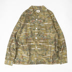 Kimono Aloha Shirt, Oshima Tsumugi, Size Unknown, CA116 (No Image)