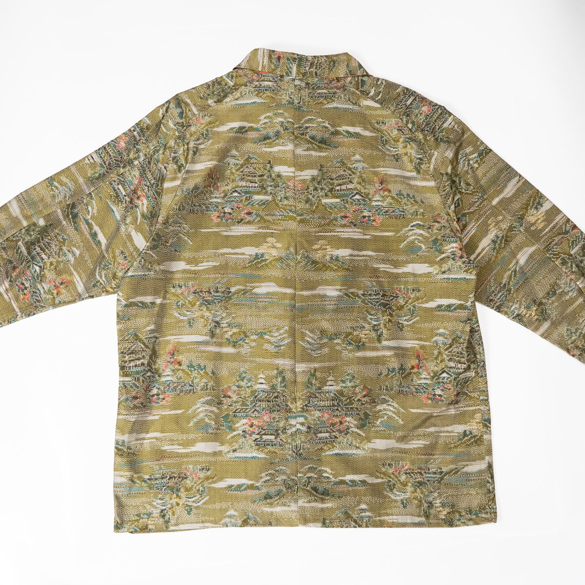Kimono Aloha Shirt, Oshima Tsumugi, Size Unknown, CA116 (No Image)