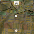 Kimono Aloha Shirt, Oshima Tsumugi, Size Unknown, CA116 (No Image)