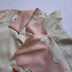 Kimono Aloha Shirt, Silk, Size L, CA89