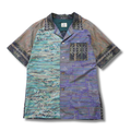 Kimono Aloha Shirt, Oshima Tsumugi, Size L, CA85