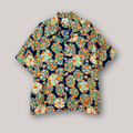 Vase and Flowers Short-Sleeved Aloha Shirt L CA217