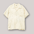 Bold Chrysanthemums Short-Sleeved Aloha Shirt L CA141