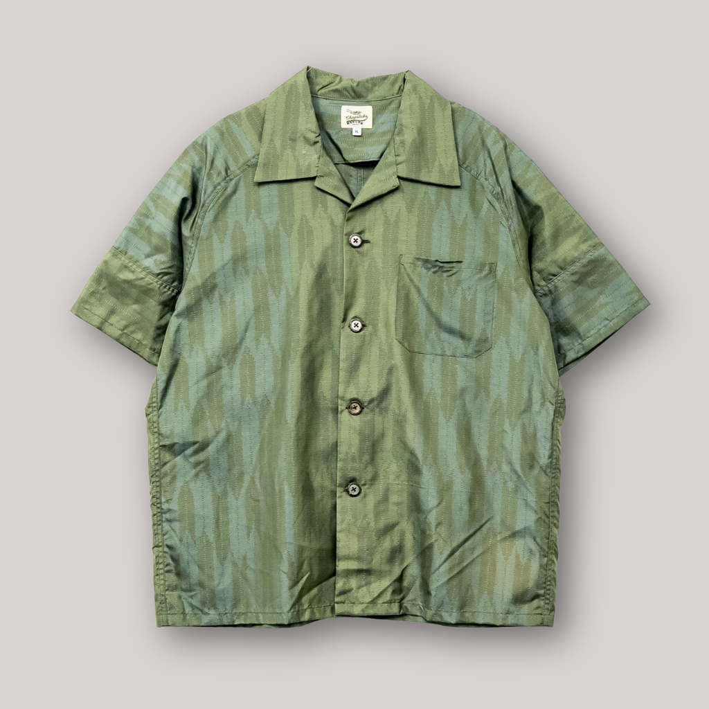 矢絣　半袖アロハシャツ　XL　CA158