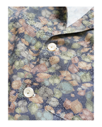Shark Small Pattern Short Sleeve Aloha Shirt L CA81