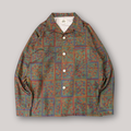 Kimono Aloha Shirt, Oshima Tsumugi, Size Unknown, CA116 (No Image)