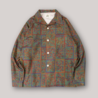 Kimono Aloha Shirt, Oshima Tsumugi, Size Unknown, CA116 (No Image)