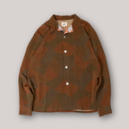 Kimono Aloha Shirt, Oshima Tsumugi, Size Unknown, CA116 (No Image)