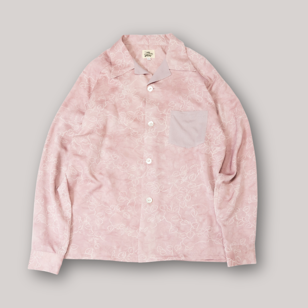 Kimono Aloha Shirt, Oshima Tsumugi, Size Unknown, CA116 (No Image)