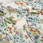 Kimono Aloha Shirt, Silk, Size L, CA110